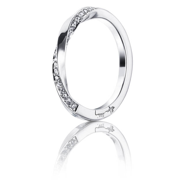 Viking & Stars Ring Witgoud