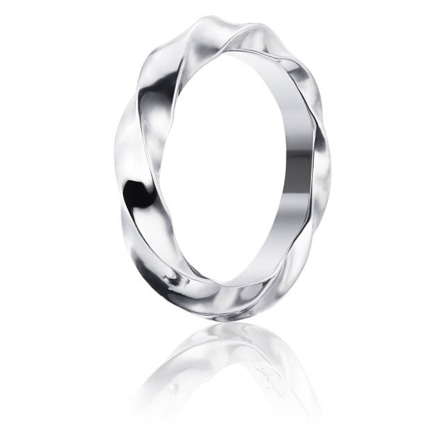 Viking Wide Ring Witgoud