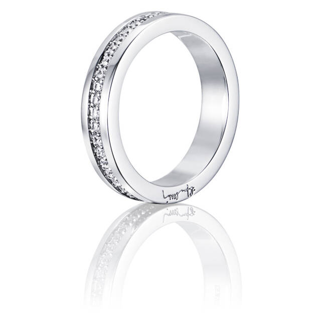 4½ & Stars Ring Witgoud