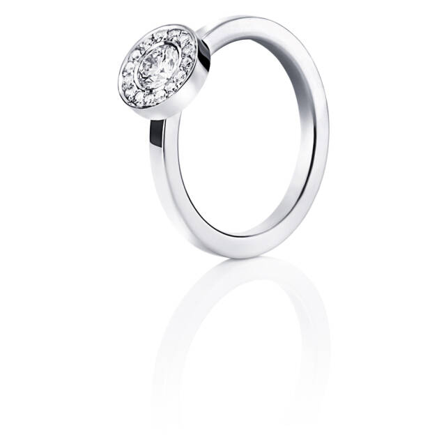 Wedding & Stars 0.40 ct diamant Ring Witgoud