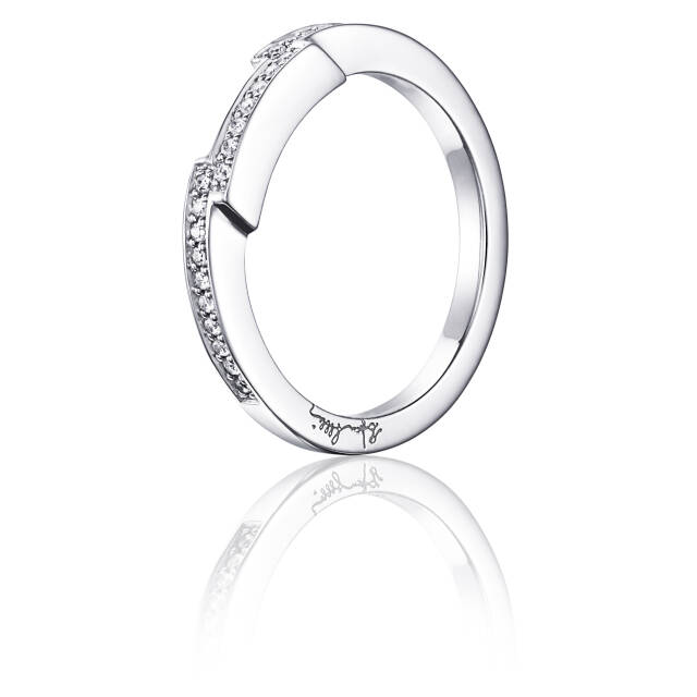 Deco Thin Ring Witgoud