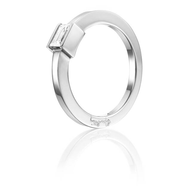 Deco Wedding Ring Witgoud