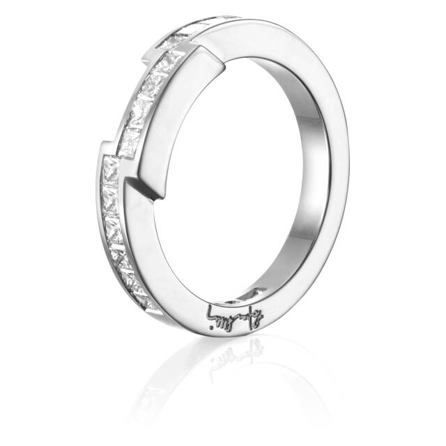 Rock Queen Ring Witgoud