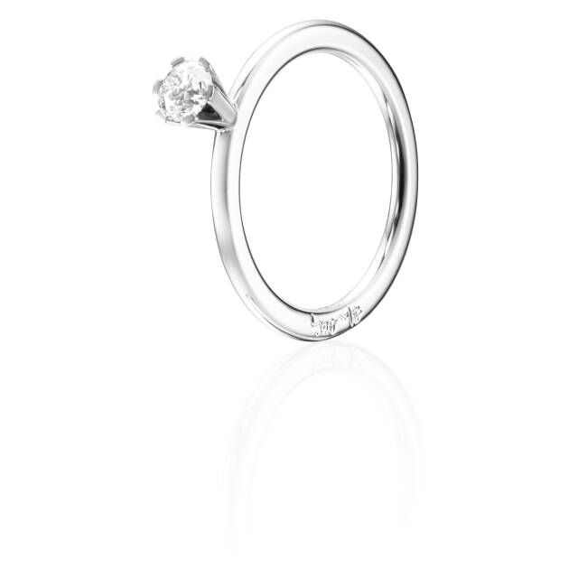 High On Love 0.30 ct diamant Ring Witgoud