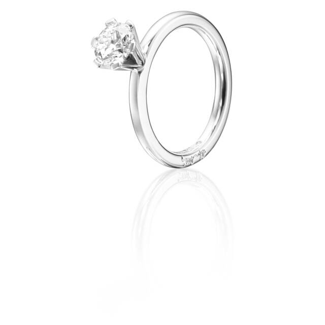 High On Love 1.0 ct diamant Ring Witgoud