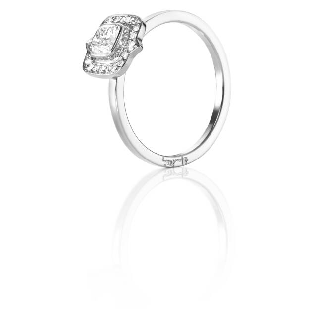 The Mrs 0.50 ct diamant Ring Witgoud
