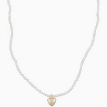 Lovely pendant pearl neck gold 42