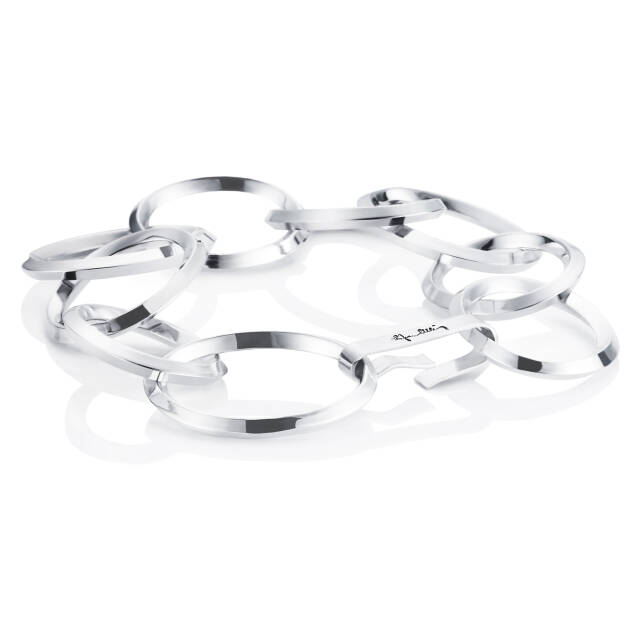 Chain Reaction Armbandenen Zilver