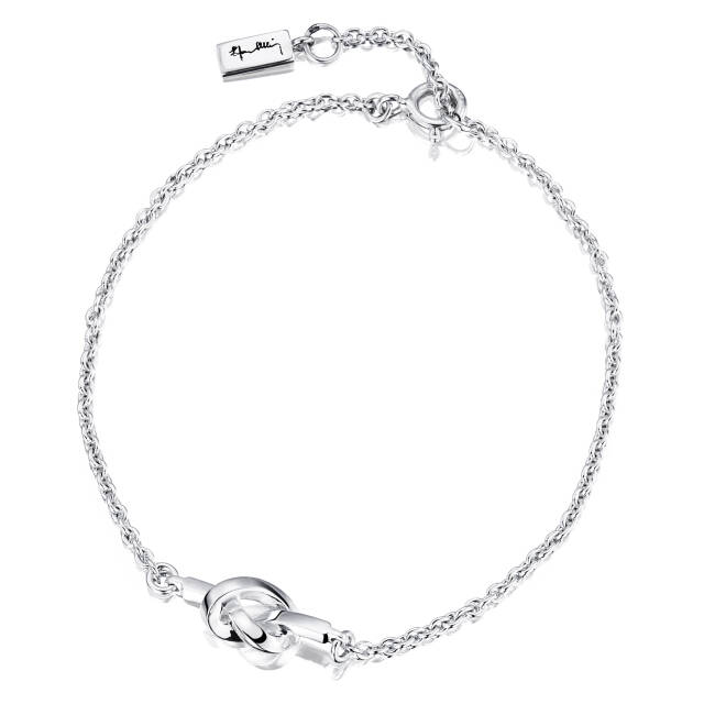 Love Knot Armbanden Zilver 17-19 cm