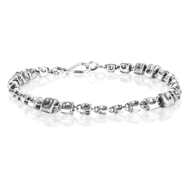 Slim Spine Armbanden Zilver