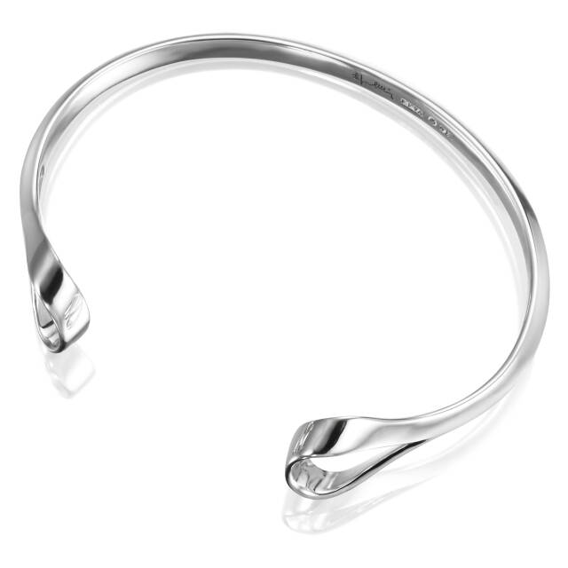Folded Cuff Armbanden Zilver