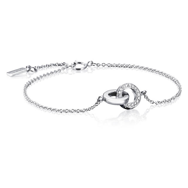 You & Me Armbanden Witgoud 15-19 cm