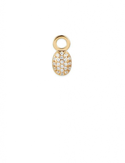 Love Bead Charm berlock diamant goud