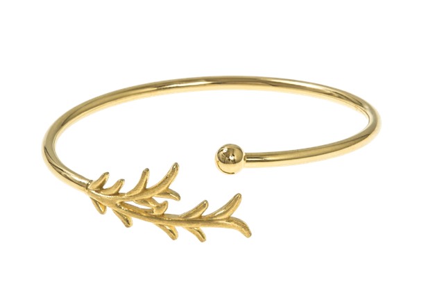 Tree twig bangle brace Armbanden goud