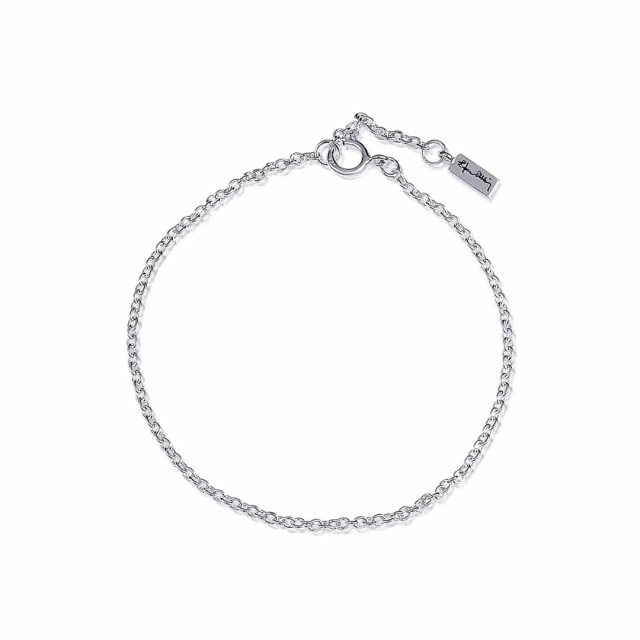 Link Chain 0.5 mm Armbanden Zilver