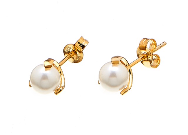 Pearl small stud Oorbel goud