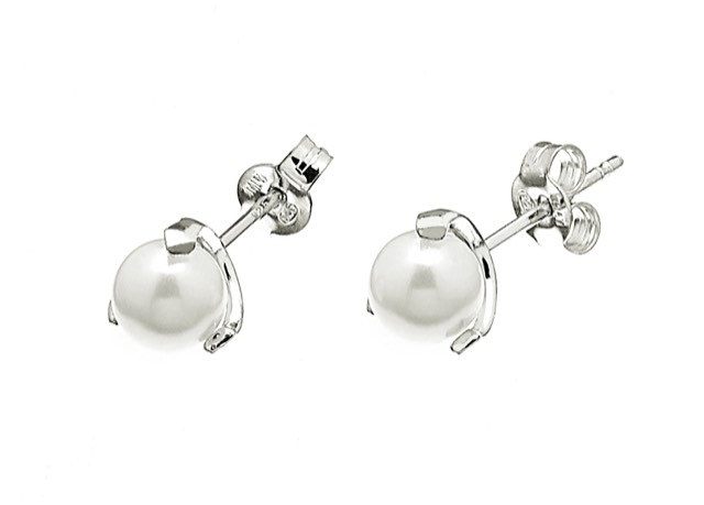 Pearl small stud Oorbel Zilver