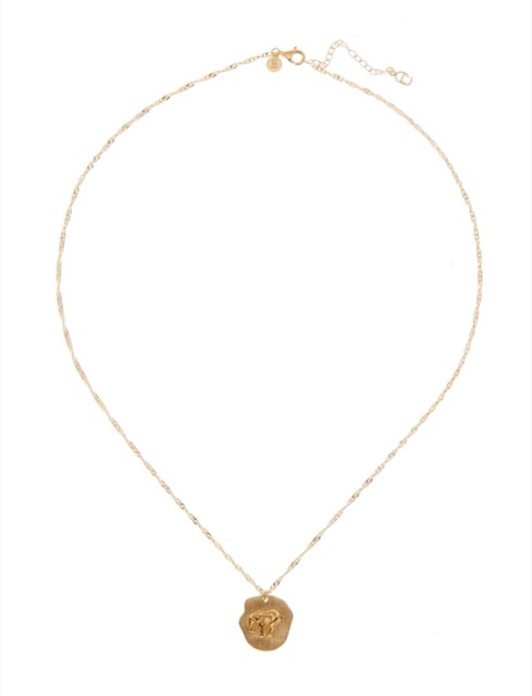 Two elephant Kettingen - goud