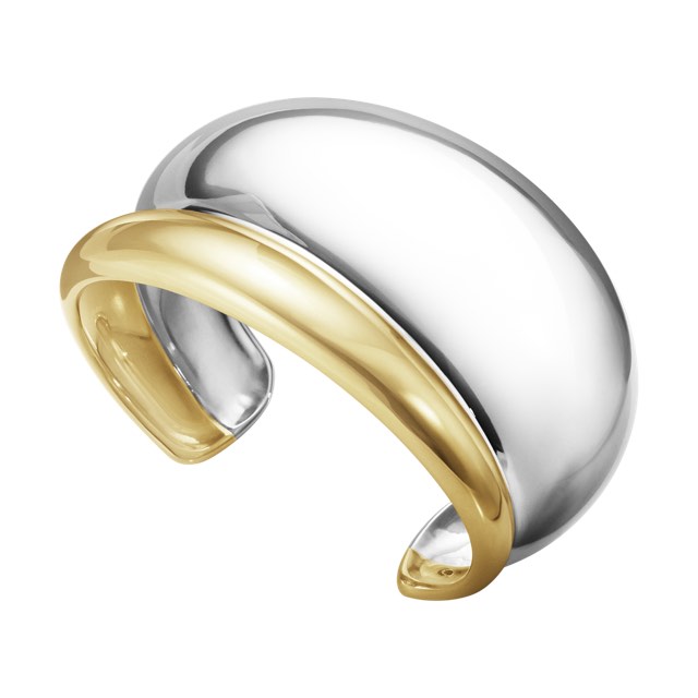 CURVE MEDIUM BANGLE Armbanden goud Zilver