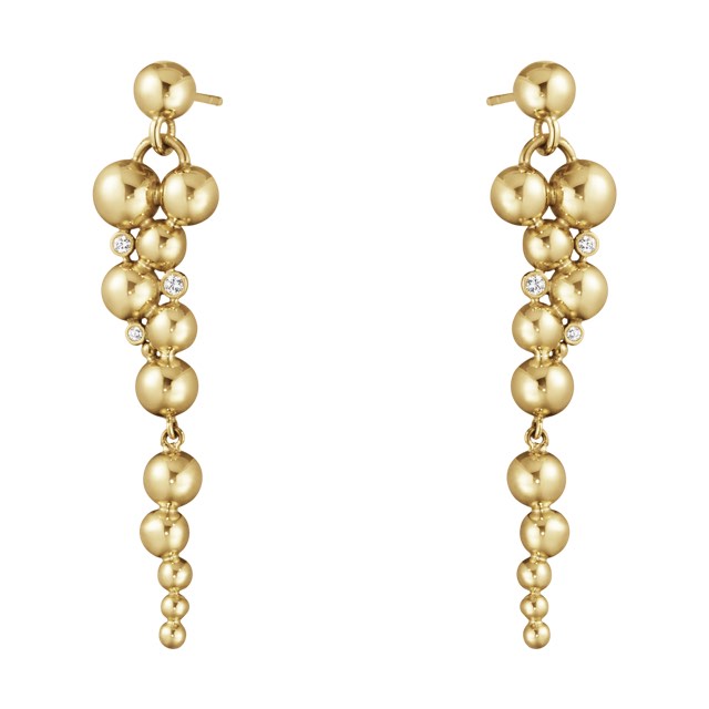 MOONLIGHT GRAPES Oorbel goud Diamant 0.07 CT