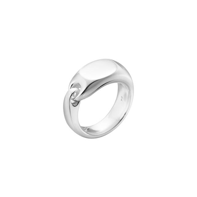 REFLECT SIGNET RING Zilver
