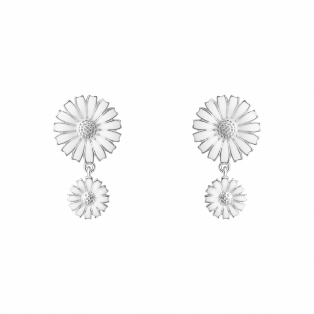 DAISY DB EARRING SI RH WHITE