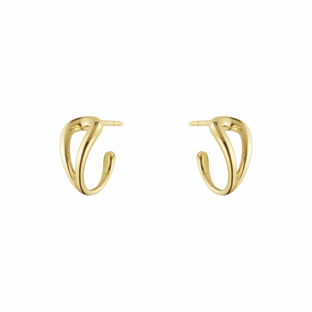 MERCY SWIRL EARHOOP GOLD