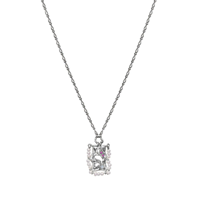 Raindrops Kettingen (Zilver)