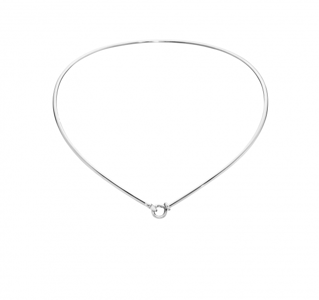 VIVIANNA DEW DROP NECKRING Zilver