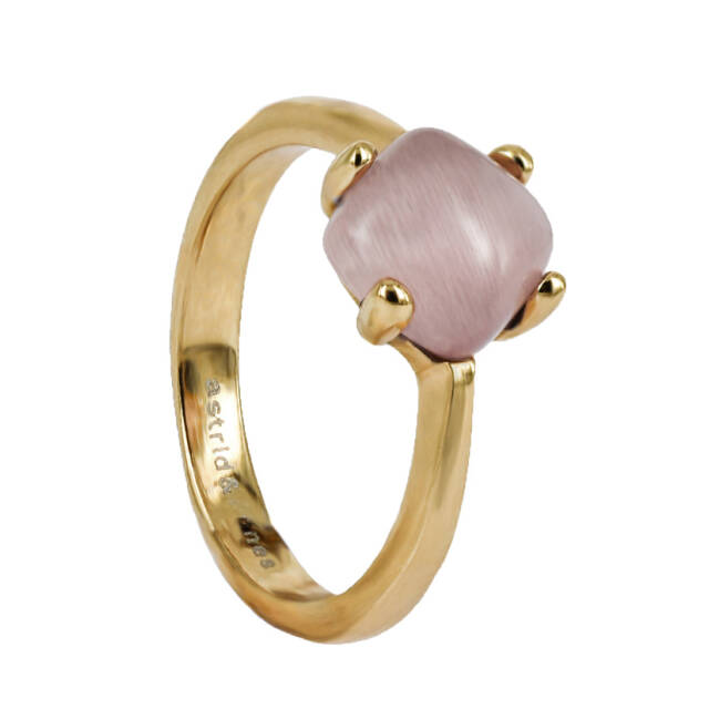 VICTORIA Goud/Rosa ring