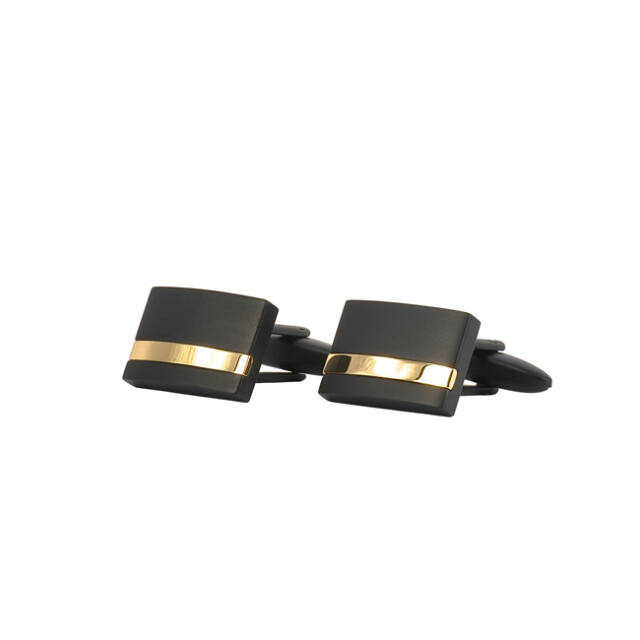 MOLTAS manschettknappar zwart/Goud