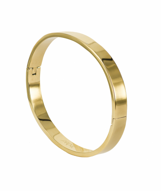 WALTER Armring Wide Blankt Goud