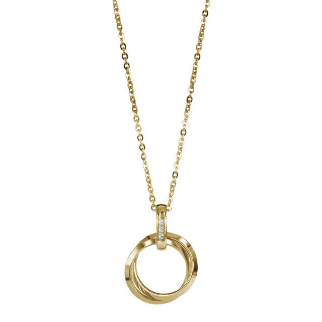 CAROLIN Long Kettingen Goud/Goud