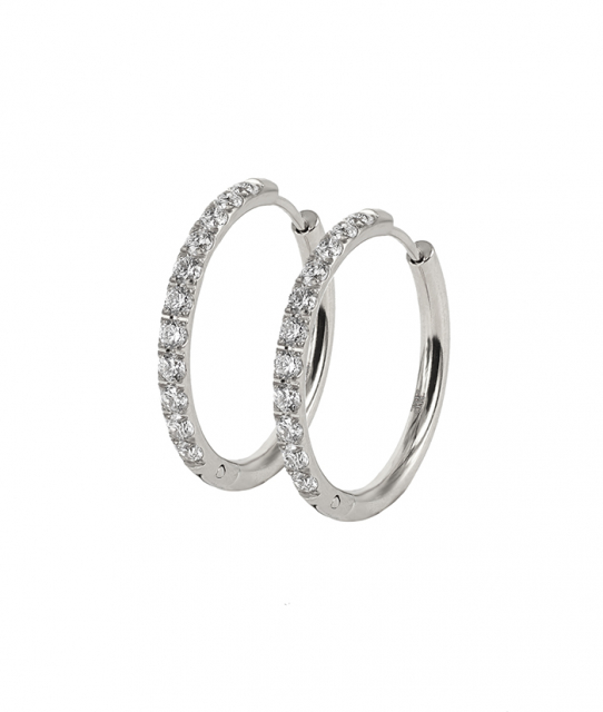 LUCY 25 mm Oorbel Stål