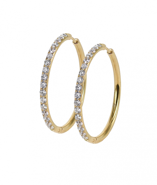 LUCY 35 mm Oorbel Goud 