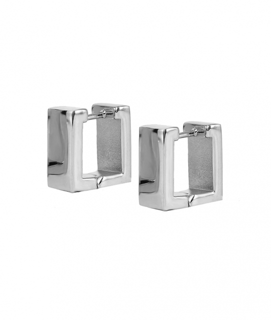 KATHY Wide Oorbel Stål