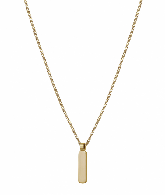 BOONE Plate Necklace Gold