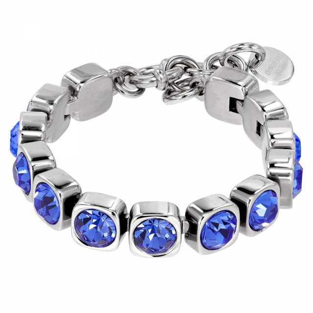 CONIAN Zilver SAPPHIRE/CRYSTAL