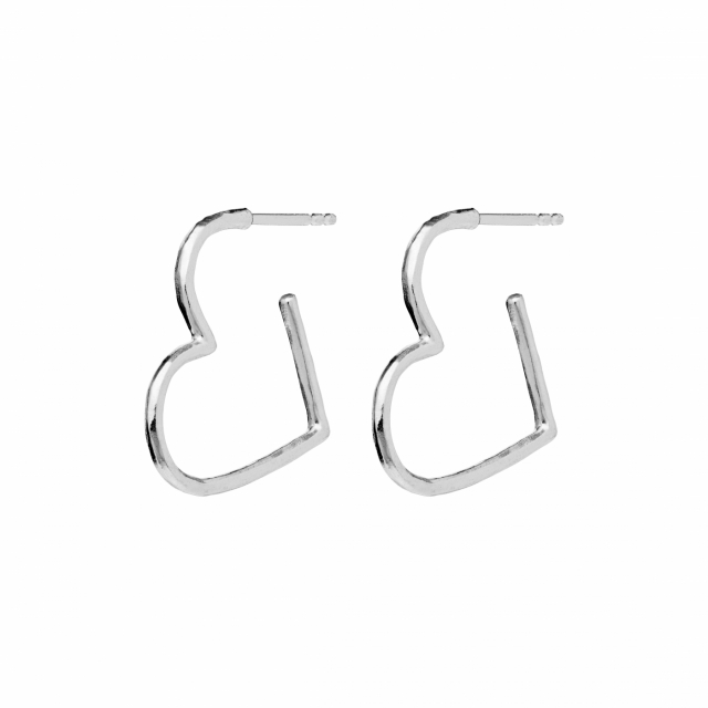 Laia Midi  earrings Silver