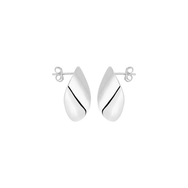 Aqua small Oorbel Zilver