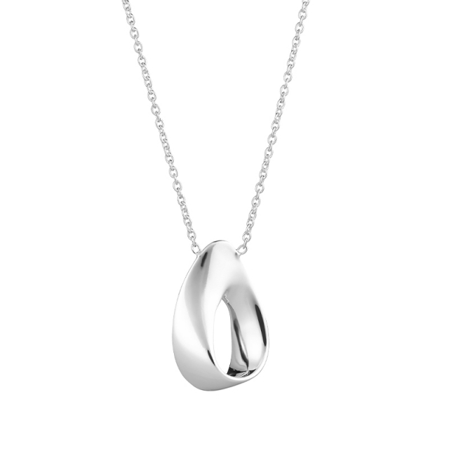 Aqua swirl Kettingen Zilver