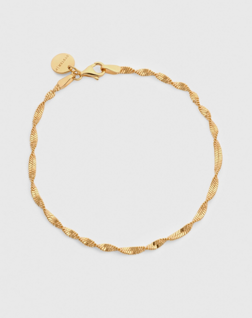 Herringbone Twisted Bracelet Silver S