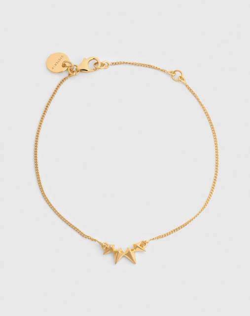 Uma Spike Armbanden Goud