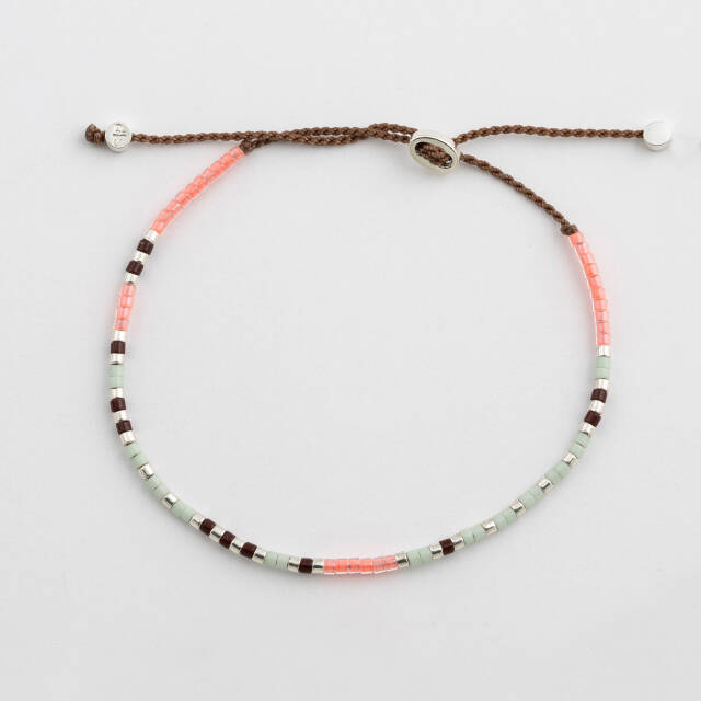 Code Bracelet Zilver, I Love You