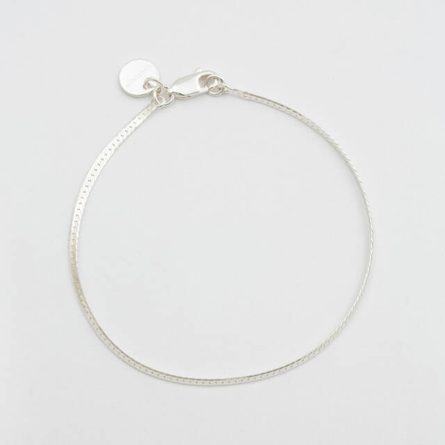 Herringbone Bracelet Zilver