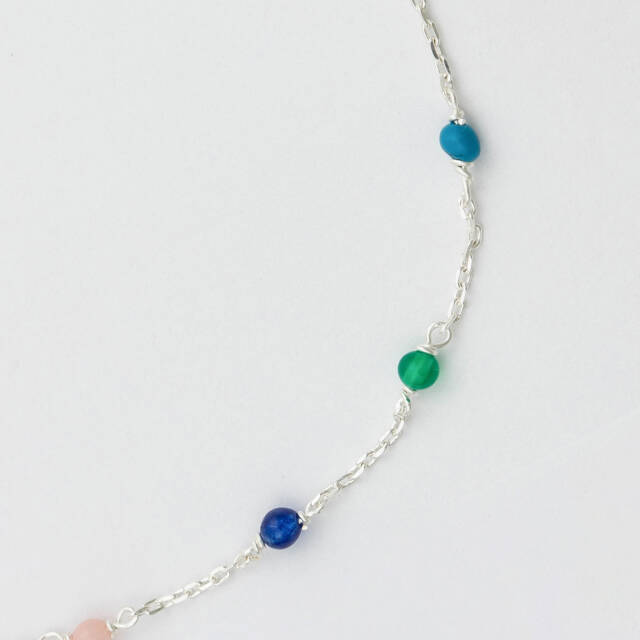 Santa Monica Multicolour Bracelet Zilver