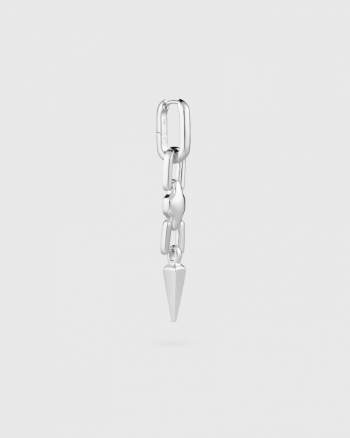 Marion Long Single Earring Zilver