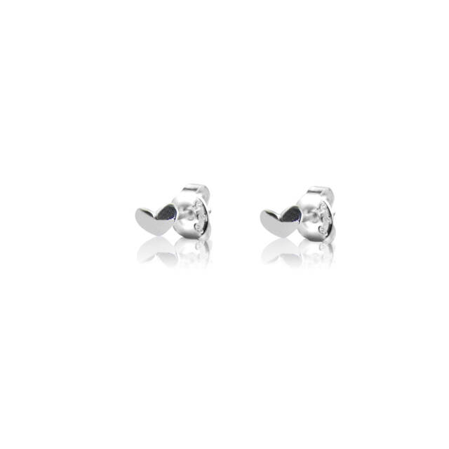Loving Heart drop Oorbel Zilver