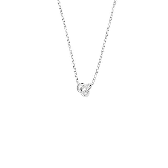 Le knot drop Kettingen Zilver