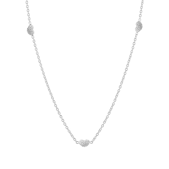 Love bubble full Kettingen Zilver